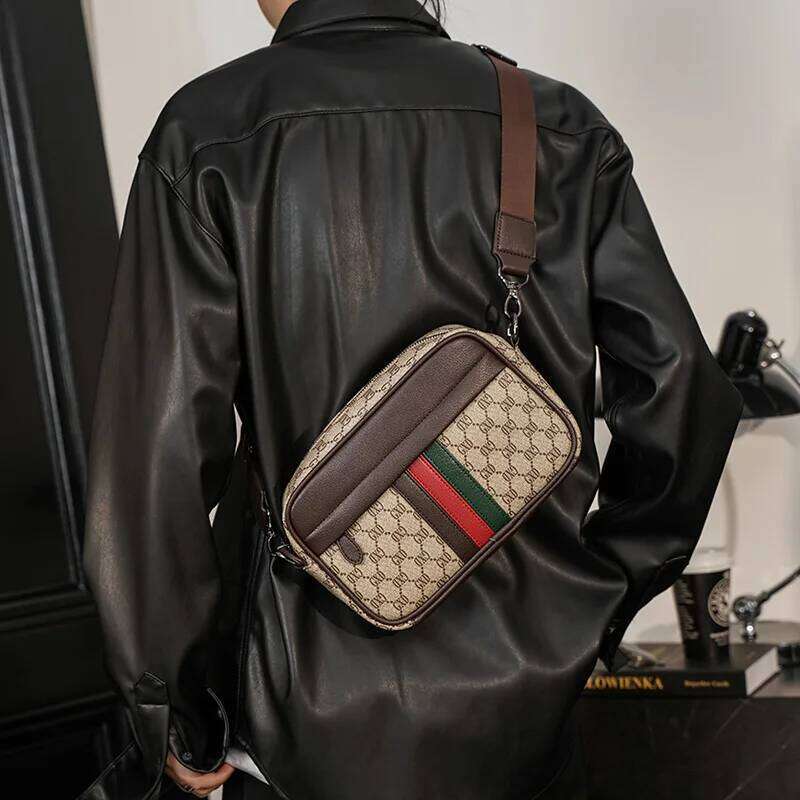 Brand Small Crossbody for Men bag Casual Shoulder Bags Man Messenger Bag Designer Business Male Purse Sling Pack Unisex