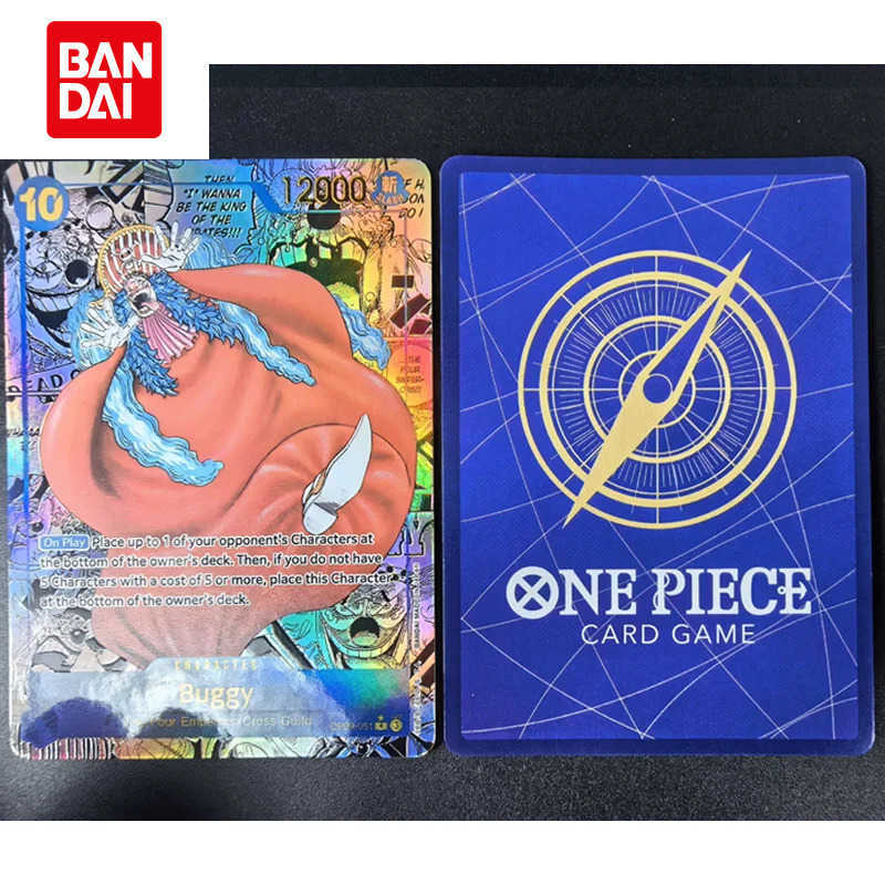 Diy One Piece Manga Sets 2024 One Piece Op09-Emperors In The New World 051 Buggy Manga Alternate Art Collection Card L260525AAUN