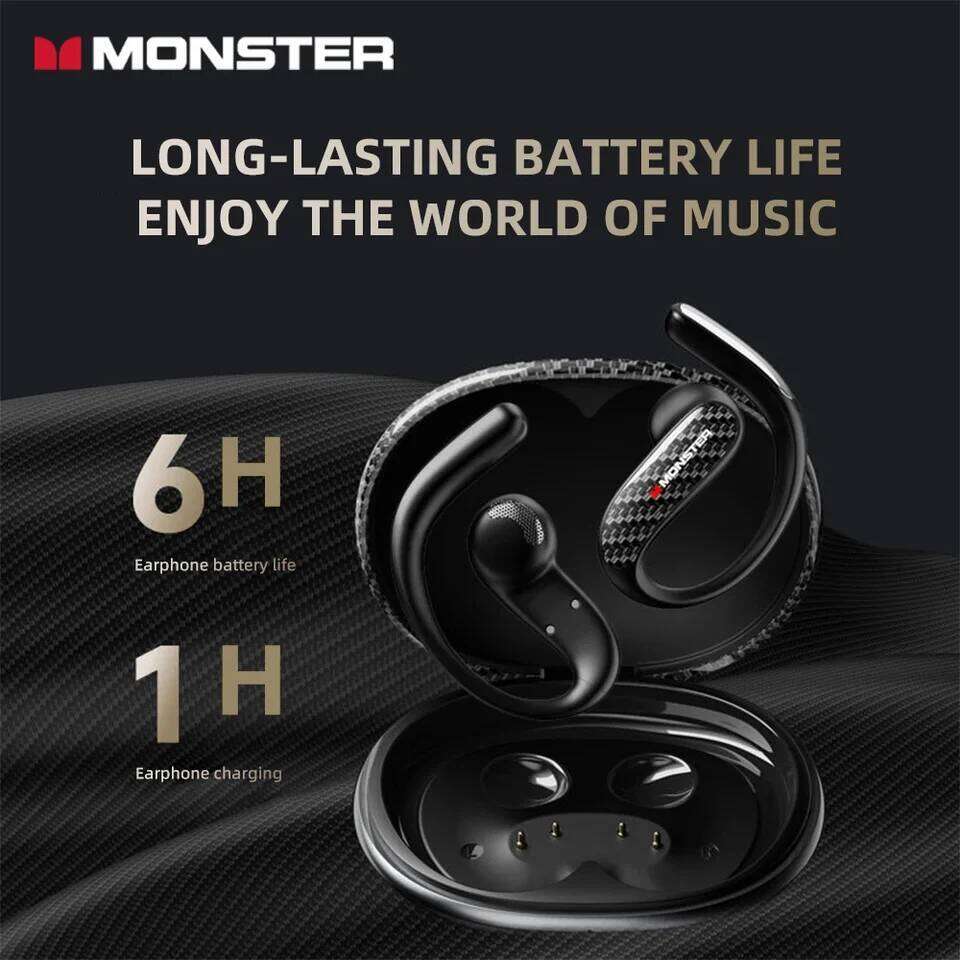 Monster MQO37 Gaming Earphones TWS BT 6.0 Noise Reduction Sport Headphone HiFi Stereo Music HD Call Headphones for 26Y0525 - view 7