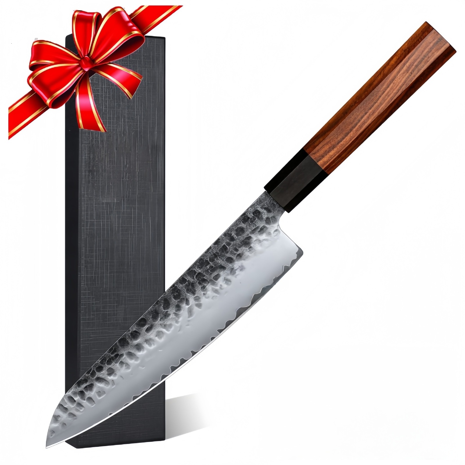 Japanese Classic Hand Forged Santoku Knife Damascus Steel Professional Chef Knives Kitchen Utility Sharp Cleaver Cooking Tool 260304
