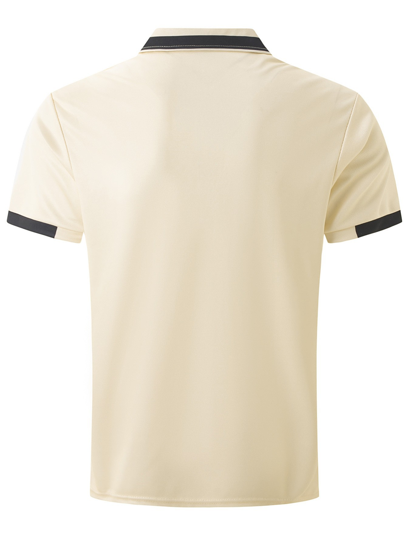 Men's Polos Polo Shirt Fashion Business Casual Crew Neck Short Sleeve Simple Solid Color Formal Stripes Patchwork Summer Black T Clothing