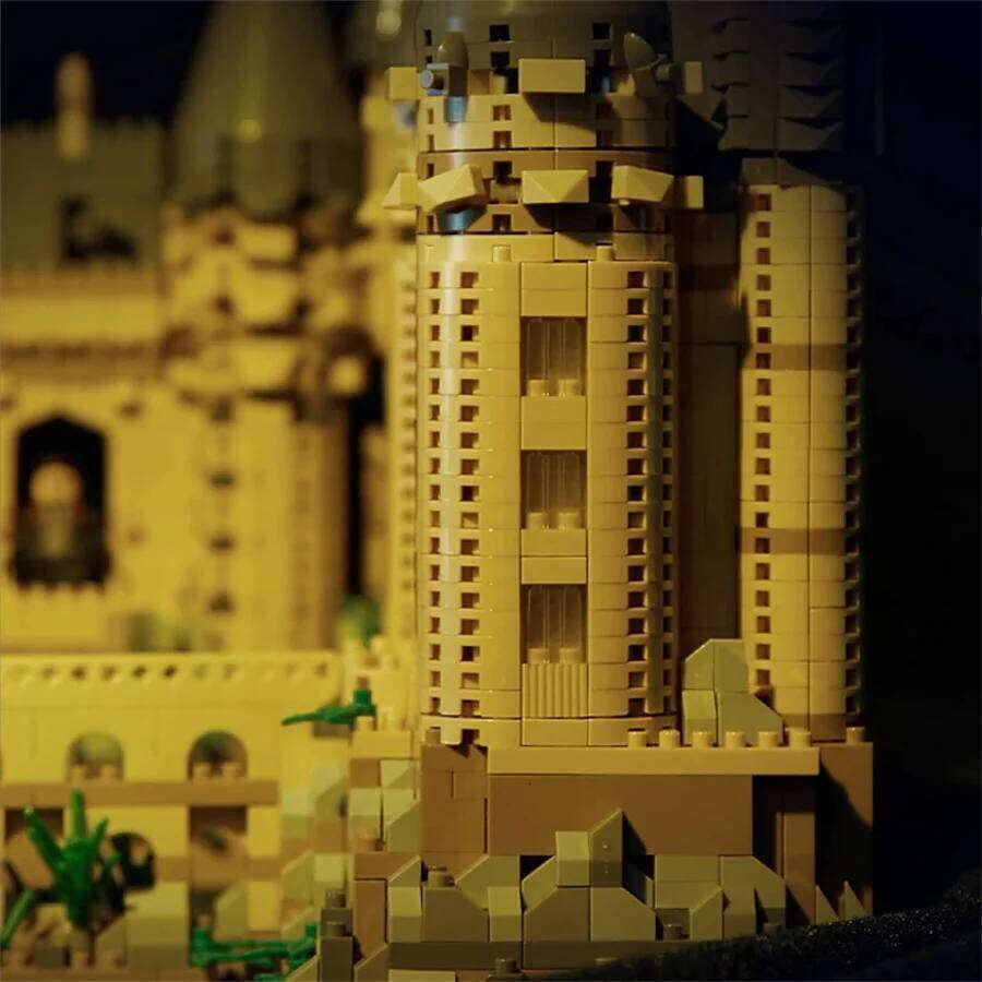 2025 MOC Magic Hogwarts Castle Micro Building Blocks Creative Architecture Scenery Model Kit Kids Christmas Birthday Gifts 26L0525 - view 6