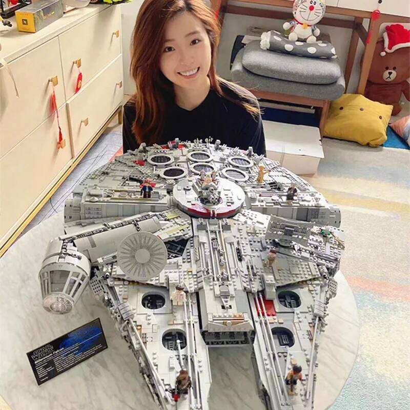 HOT UCS The Large Millennium Ship Falcon 7541PCS 1380PCS Building Blocks Bricks MOC 75192 Adults Kids Christmas Birthday Gifts 26L0525