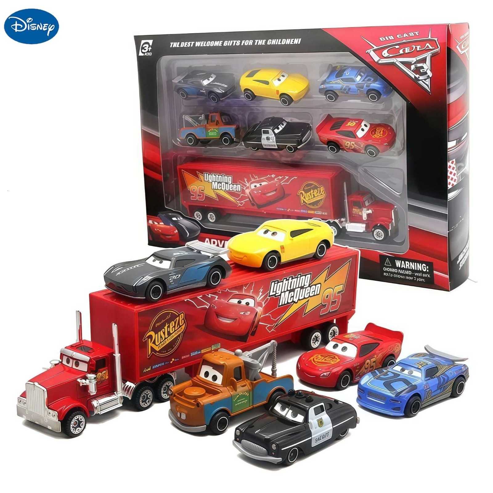 McQueen Lightning Cars Model Black Storm Sheriff Childrens Toy Sliding Alloy Racing Car for Boys L260525