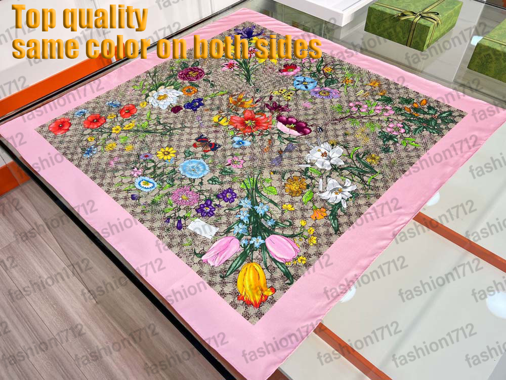 Top quality style Silk Head Scarf for Women Winter Luxurious Scarf High End Classic Letter Pattern Designer Shawl Scarves New Gift Easy to Match Soft Touch Above