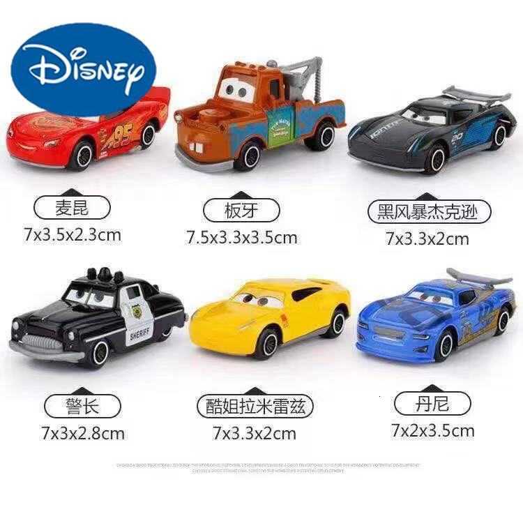 McQueen Lightning Cars Model Black Storm Sheriff Childrens Toy Sliding Alloy Racing Car for Boys L260525