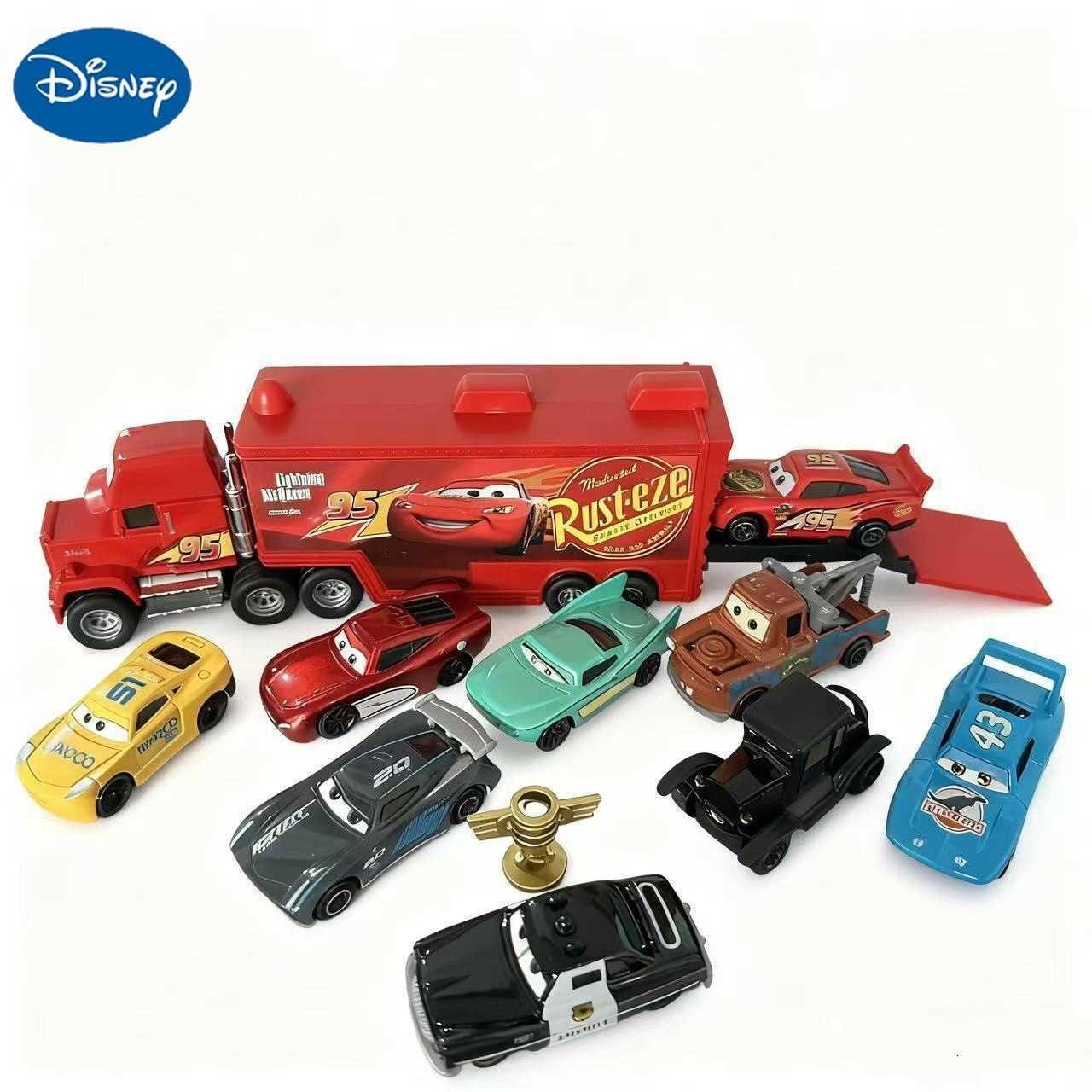 McQueen Lightning Cars Model Black Storm Sheriff Childrens Toy Sliding Alloy Racing Car for Boys L260525