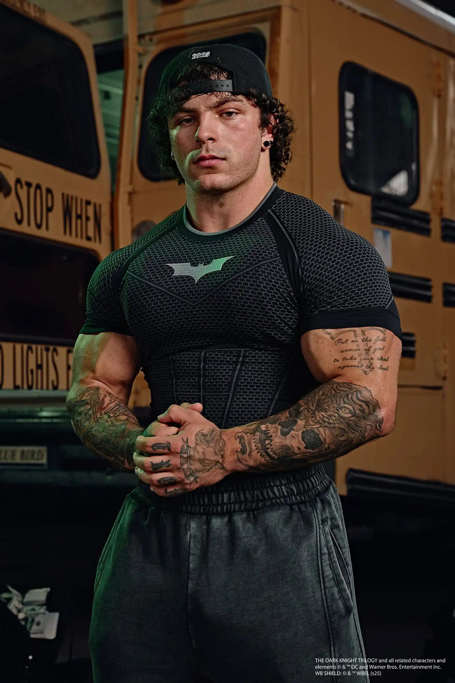 Mens Batman Print Compression T-Shirt Seamless Honeycomb Breathable Quick Dry Short Sleeve High Elastic Fitness Gym Top Runn 260525