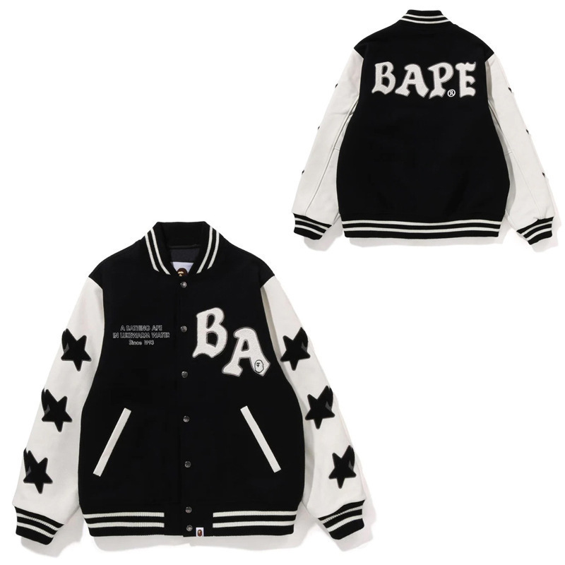 American trendy collegiate baseball jacket, versatile couple outerwear, 3D digital printing, custom design available casual jacket