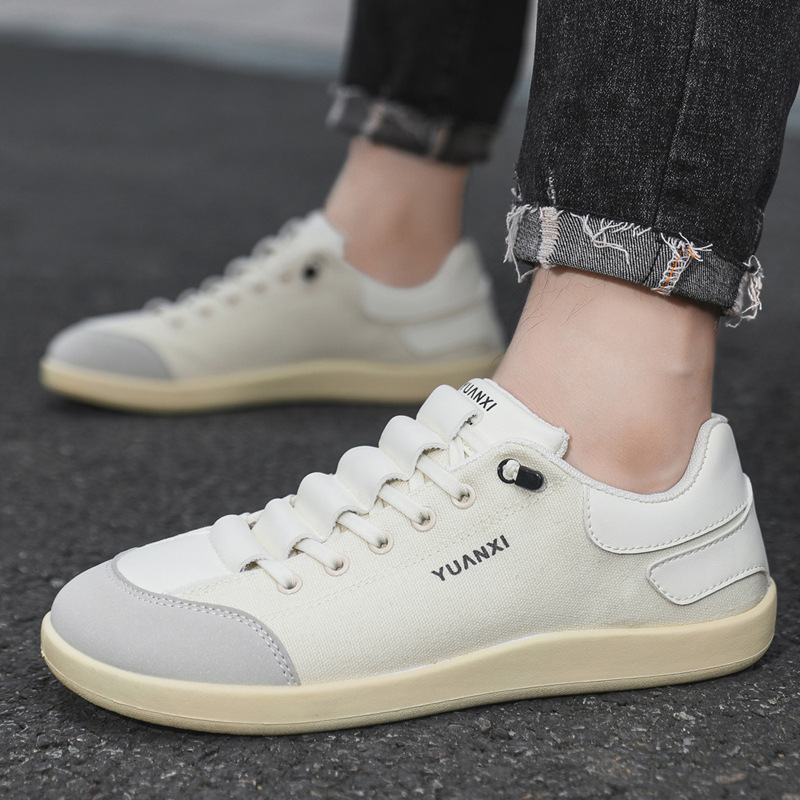Unisex Barefoot Wide Toe Shoes Women Men Artificial Leather Minimalist Sneakers Adjustable Slip On Walking Shoes 260227