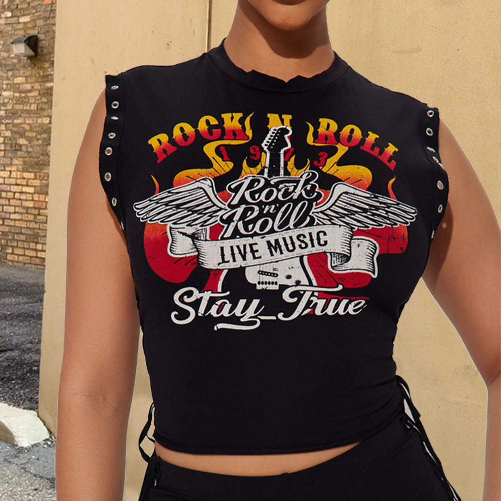 Summer Buddha Graphic T Shirts Fashion Top Printed Women Y2K Cropped Tank Tops Tees Sexy 2025 Sweatshirts Streetswear Clothes 250728