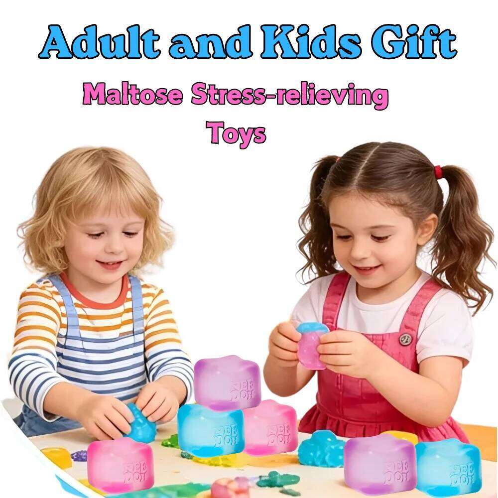 Trending Nee Doh Jellyfish Cube Squish Soft Jelly Squeeze Stress Relief Fidget Toy, Sensory NeeDoh for Kids & Adults 26Li0523 - view 4