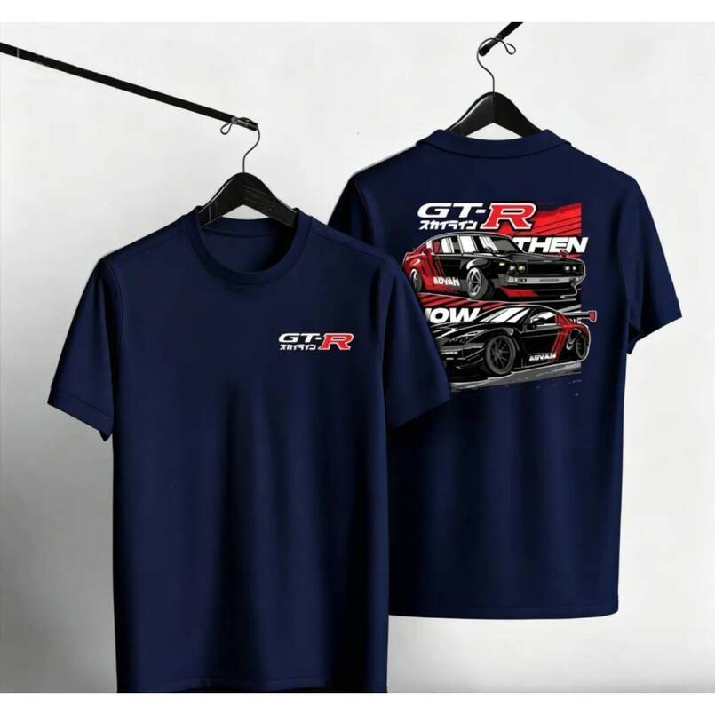 shirt model R35 R x ADVAN GT Polo GTR Sport, size 110-150 cm.Available in sizes S and 3XL, free shipping, colors: black, white, navy blue.