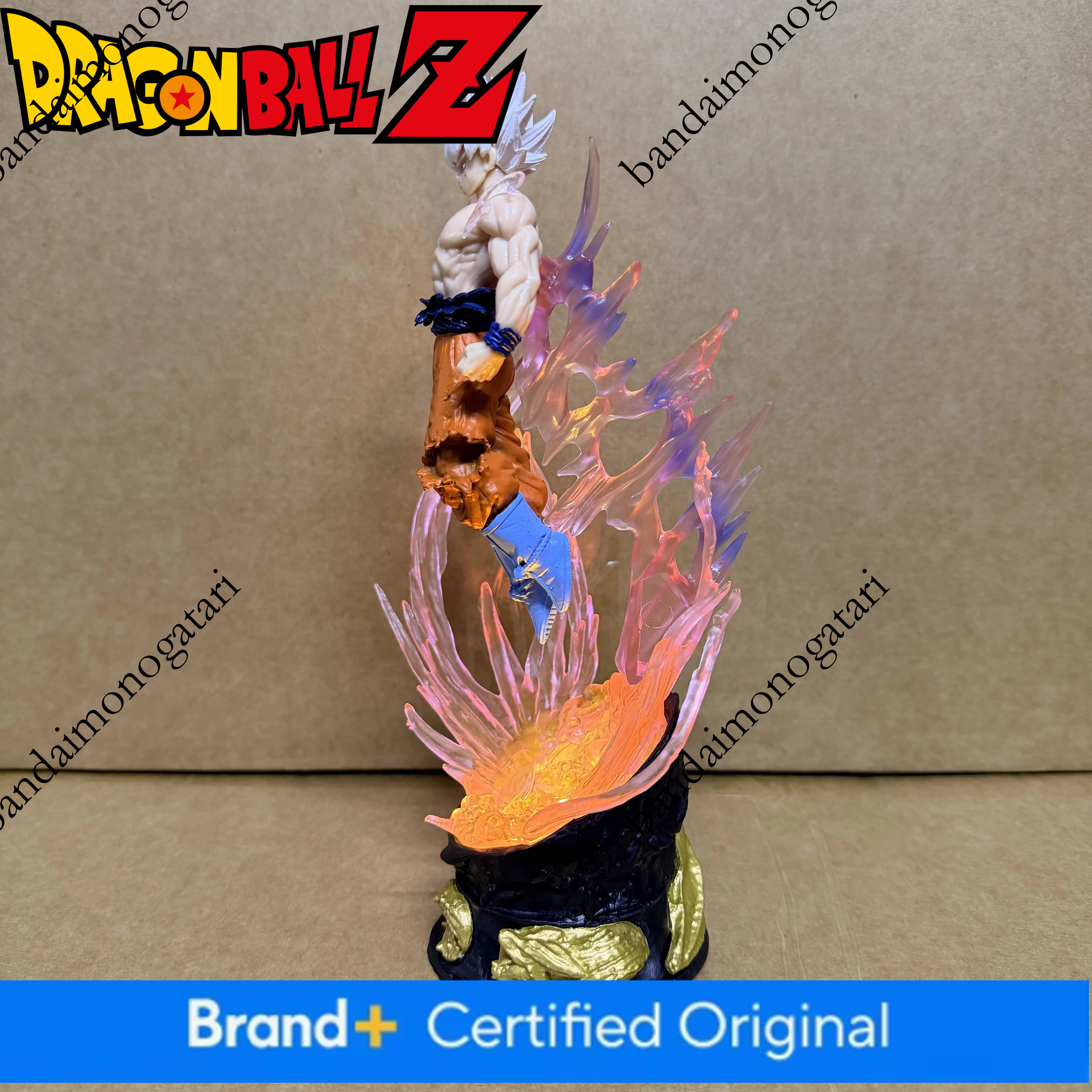 24Cm Anime Dragon Ball Son Goku Action Figures Ultra Instinct Super Saiyan Statue Pvc Emit Light Model Boy Toy - view 4