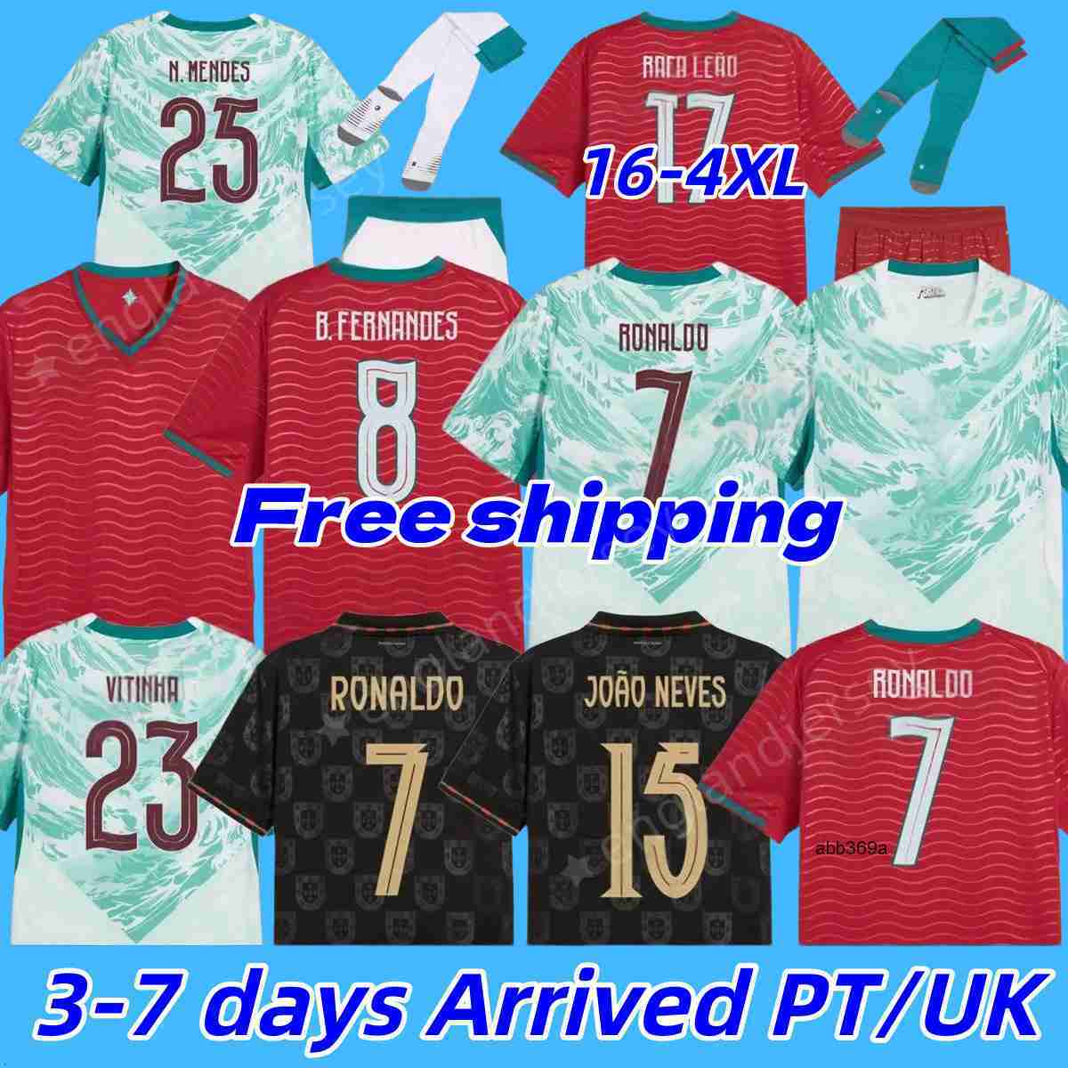 4XL Portugal 2026 worldcup soccer jersey Portuguese football shirt world cup Al nassr 25 26 Ronaldo BERNARDO BRUNO FERNANDES camisa de futebol men kit