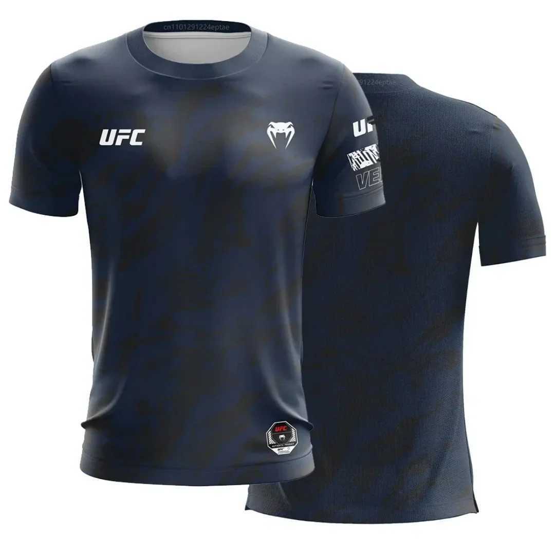 Hot Summer Selling UFC Boxing Fighting Competition Mens T-shirt Fashion Quick Drying Casual Breathable O-neck Short Sleeve Tops C260525