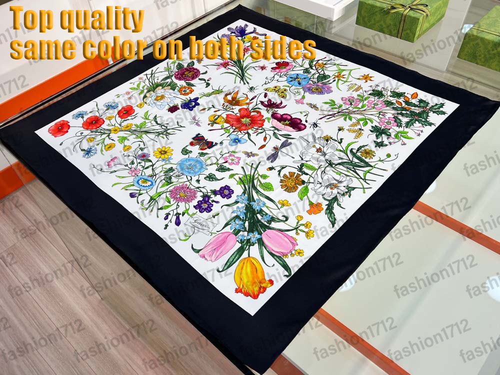Top quality style Silk Head Scarf for Women Winter Luxurious Scarf High End Classic Letter Pattern Designer Shawl Scarves Gift Easy to Match Soft Touch Above