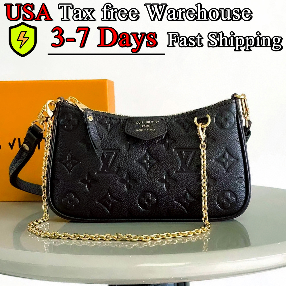 louis vittonbag 1:1 copy Designer Bags Shoulder Bags Fashion Women's Chain Genuine Leather Embossed bag Old Flower Handbags louis vuittonpurses crossbody