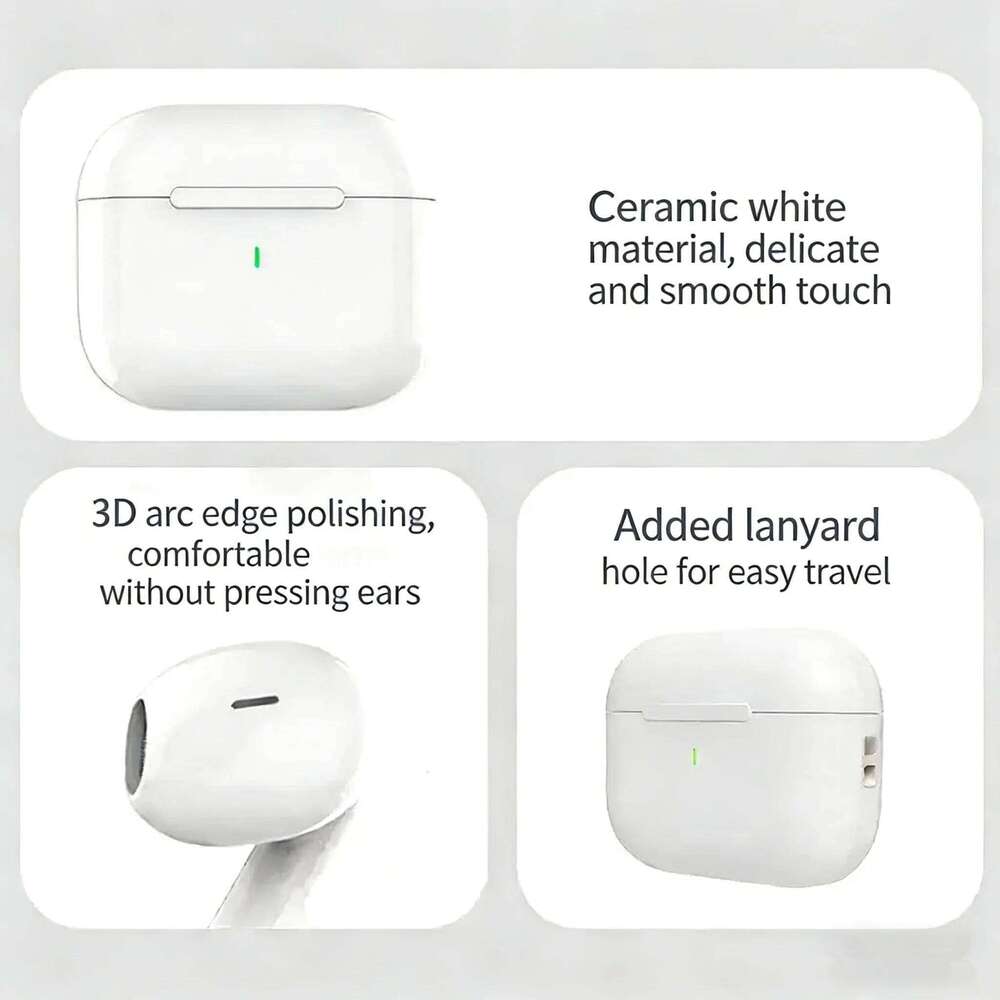 UEESFIT TWS Wireless BT Earphones Headphones Air Pro In Ear Earbuds Sport ANC Noise Cancelling Headset for IPhone Android 26Y0525