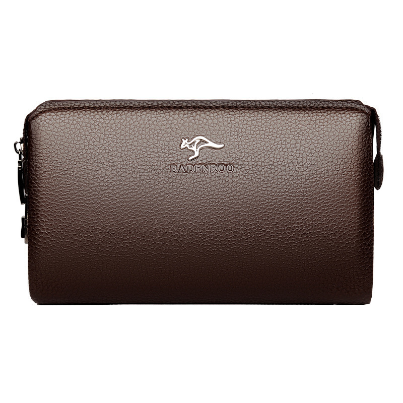 Password Lock Men's Clutch Bag Genuine Leather Envelope Bag Fashion Business Clutch Wallet Man Wrist Bag Leather Men Hand Bag