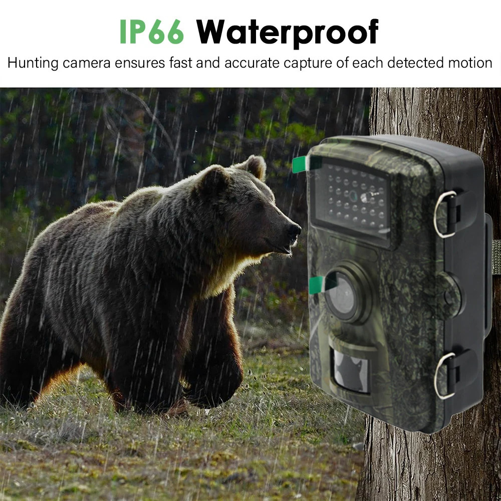 Mini Hunting Camera with 940nm Infrared Night Vision 130 Angle Waterproof Trail Camera for Wildlife Monitoring and Scouting 260525 - view 7