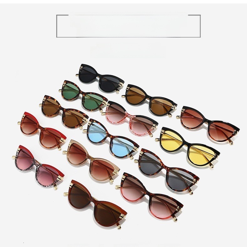 Retro Fashion Cat-Eye Women, Trendy Versatile That Enhance Facial Designer Sunglasses Features And Make The Face Appear Smaller, Sun Protection Sungla - view 3