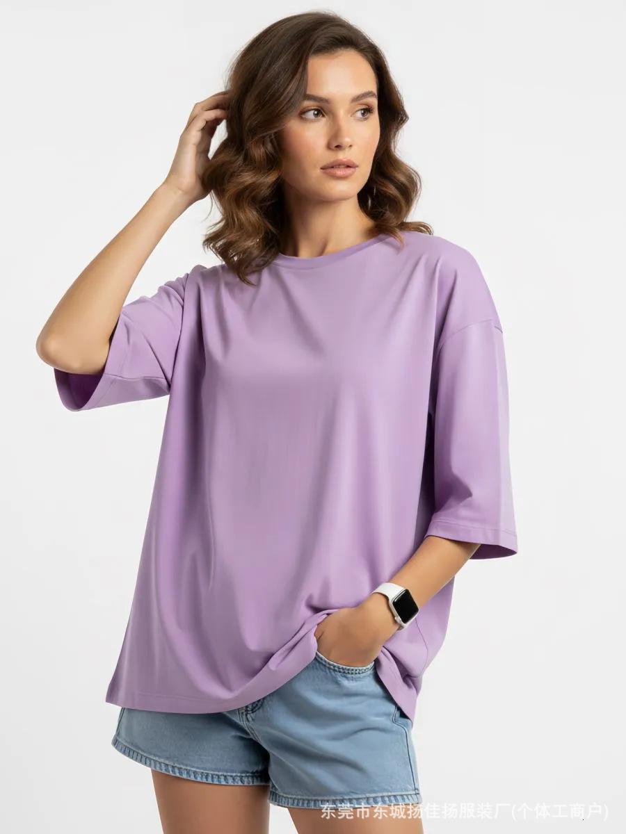 100 cotton short sleeve t-shirt casual style unique and fashionable simple and versatile trendy plain hiphop top 240920