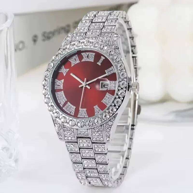 Full Iced Out for Men Multiple Colors Hip Hop Watch Fashion Cool Bling Diamond Luxury Mens Watches Clock 26L0526