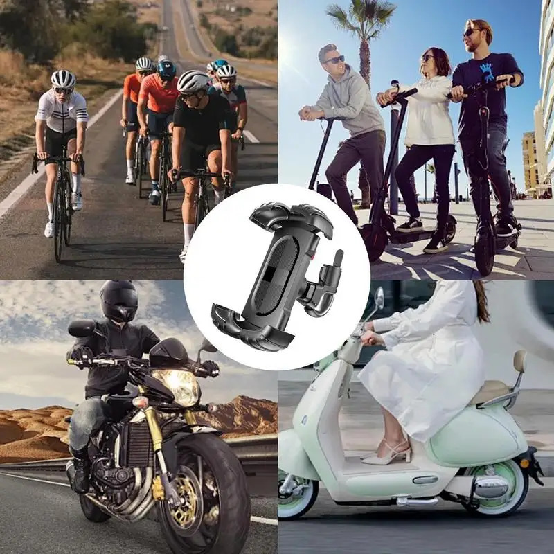 Universal Bike Phone Mount for Road Bike Mountain Bike Bicycle Stem Electric Motorcycle Scooter Rearview Mirror Anti Slip Fall 260525