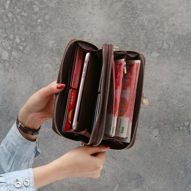 New Letter Wallet Women, Zipper Handbag, Stylish Special Offer Phone Bag, Dual-use Large Capacity Coin Purse for Middle-aged - view 3