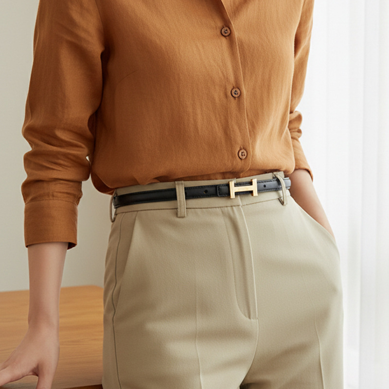 New Designer Belt Multi functional Mature Style with Snap Fashion Belt Outdoor Leisure Belt New