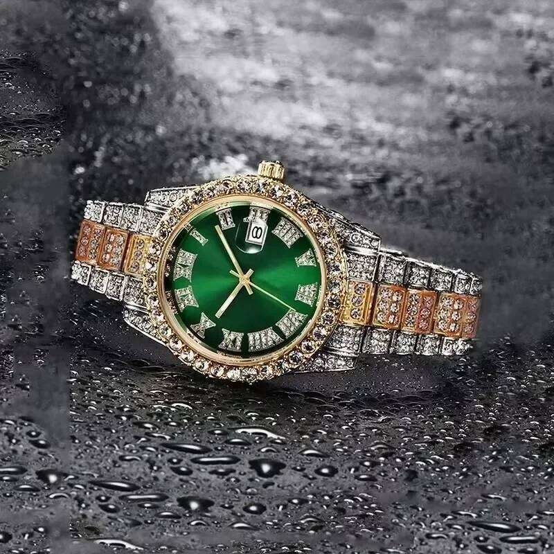 Full Iced Out for Men Multiple Colors Hip Hop Watch Fashion Cool Bling Diamond Luxury Mens Watches Clock 26L0526