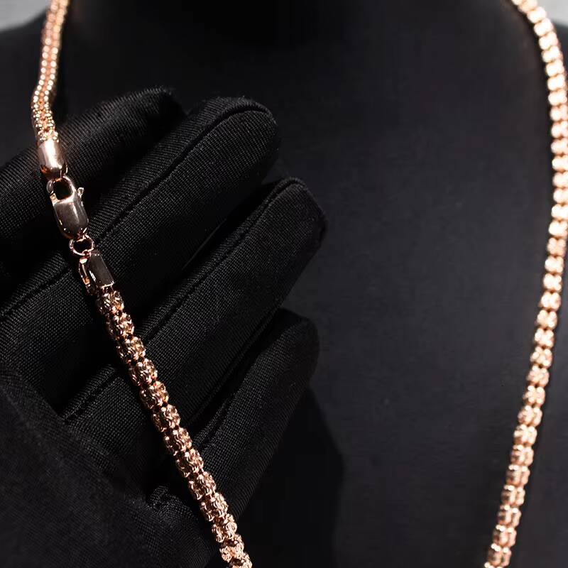 925 Sterling Silver Moon Ice Chain Hot Sale Hip Hop Diamond Cut Ice Link Chain Necklace for Mens Women - view 5