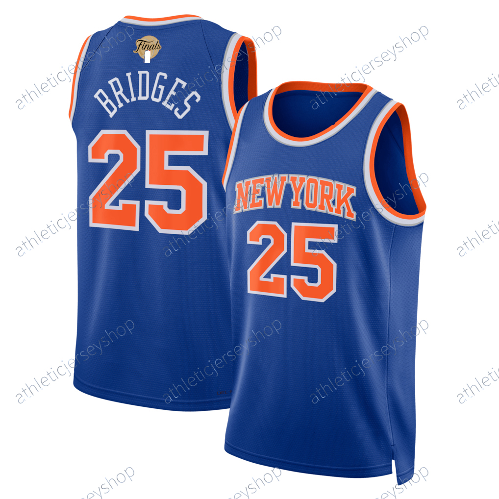 Jalen Brunson 2026 Finals Patch Jersey Patrick Ewing Josh Hart Miles McBride OG Anunoby66