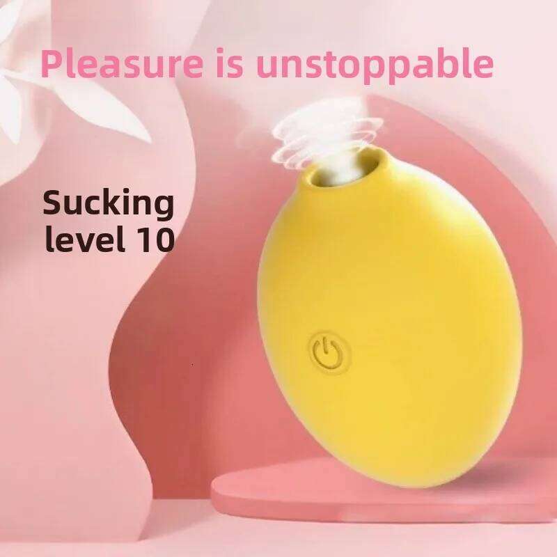 Lemon Egg Clit Licking Sucking Female Vibrator Sex G-Spot Massager Supplies Vibrating Masturbator J260525