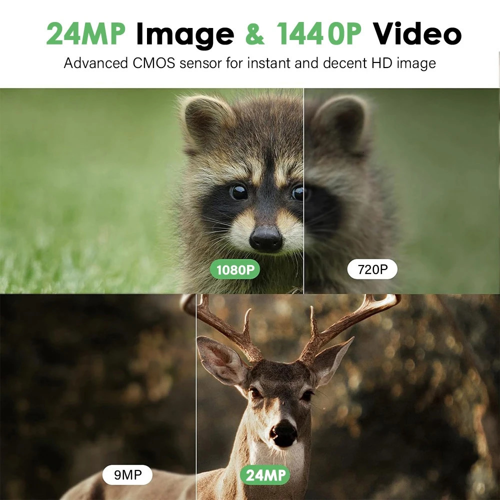Mini Hunting Camera with 940nm Infrared Night Vision 130 Angle Waterproof Trail Camera for Wildlife Monitoring and Scouting 260525 - view 4