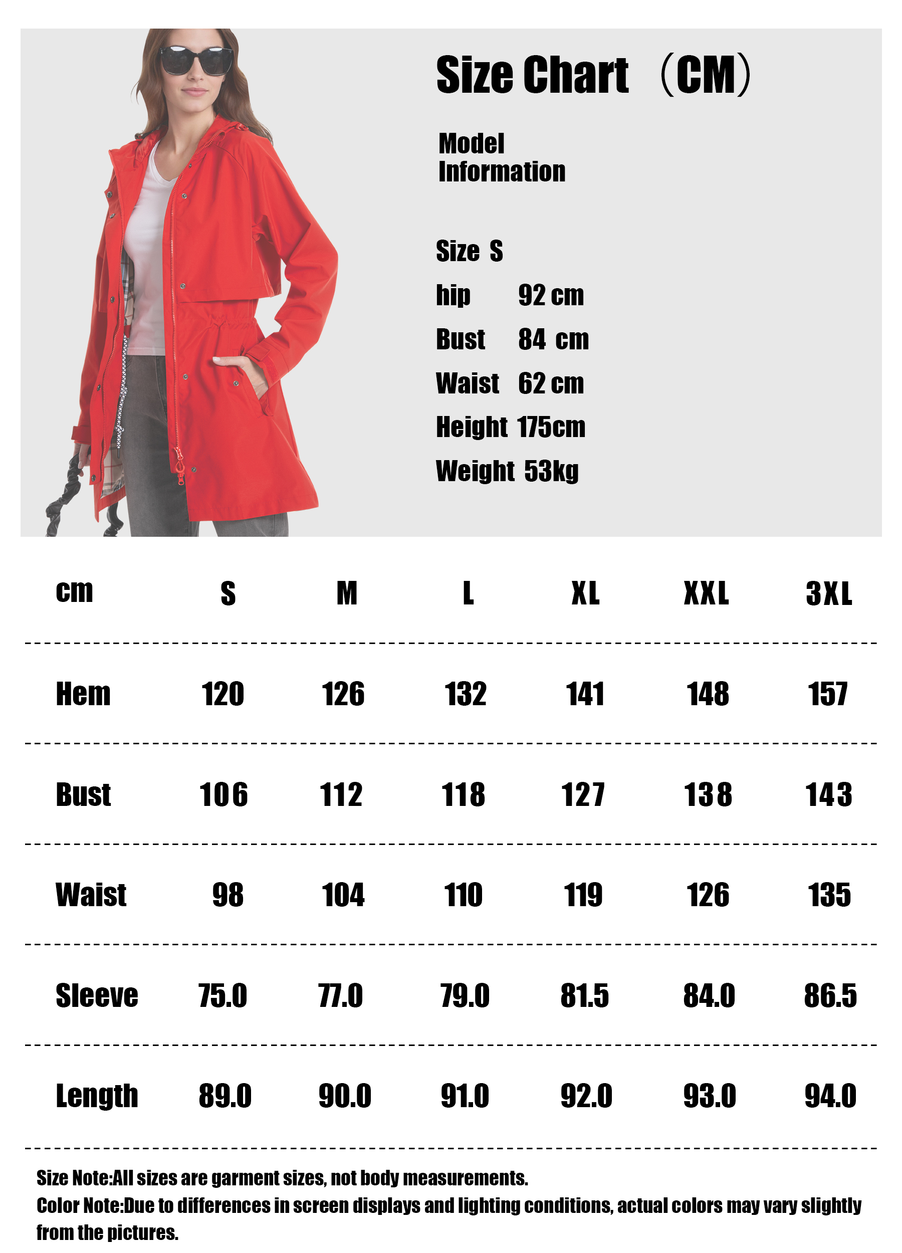 Waterproof Womens Rain Jacket with Detachable Hood Versatile Outdoor Clothing