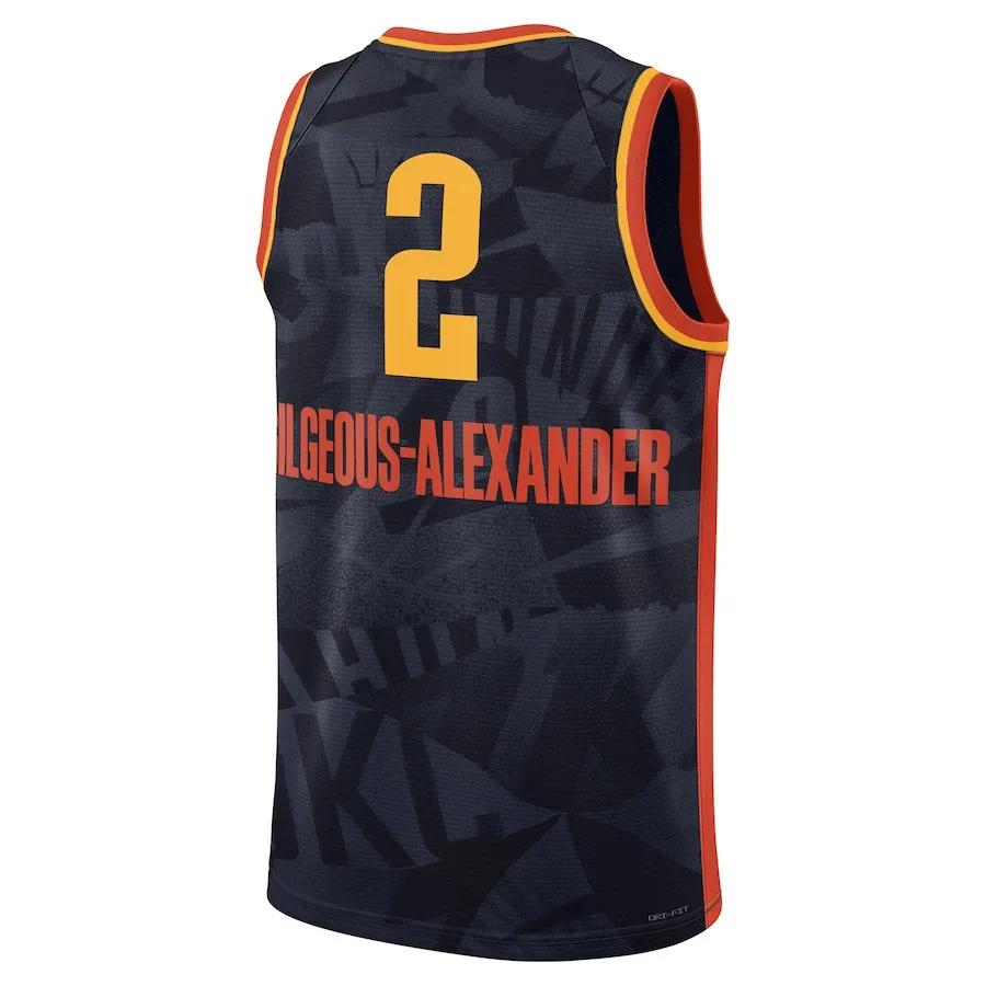 25 26 OKC Thunde Basketball Jerseys SGA Shai Gilgeous Alexander Chet Holmgren Jaylin Williams Isaiah Hartenstein Caruso Luguentz Dort Russell Westbroo