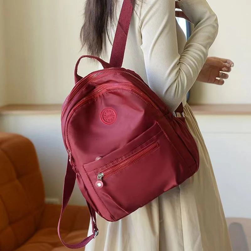 Ladies MultiColor Backpack with round n Fashionable Womens Shoulder Bag in Various Colors y260615 - view 5
