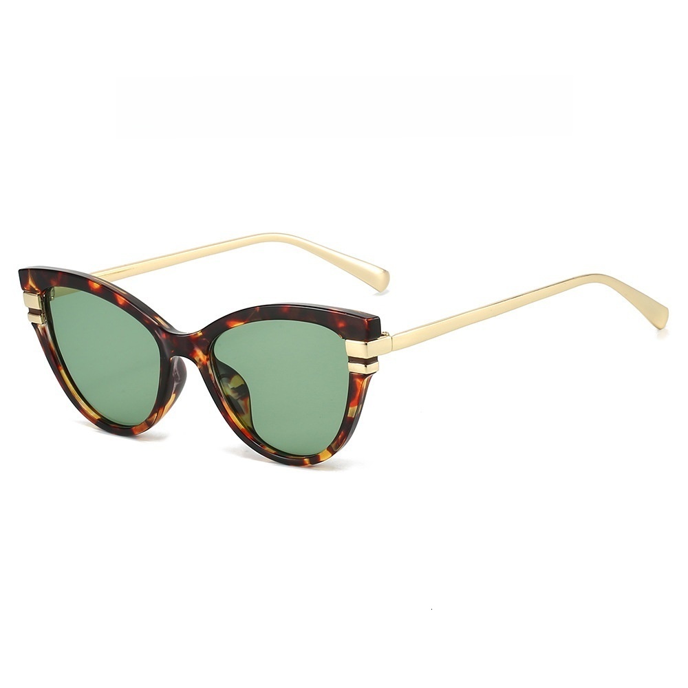 Retro Fashion Cat-Eye Women, Trendy Versatile That Enhance Facial Designer Sunglasses Features And Make The Face Appear Smaller, Sun Protection Sungla - view 6