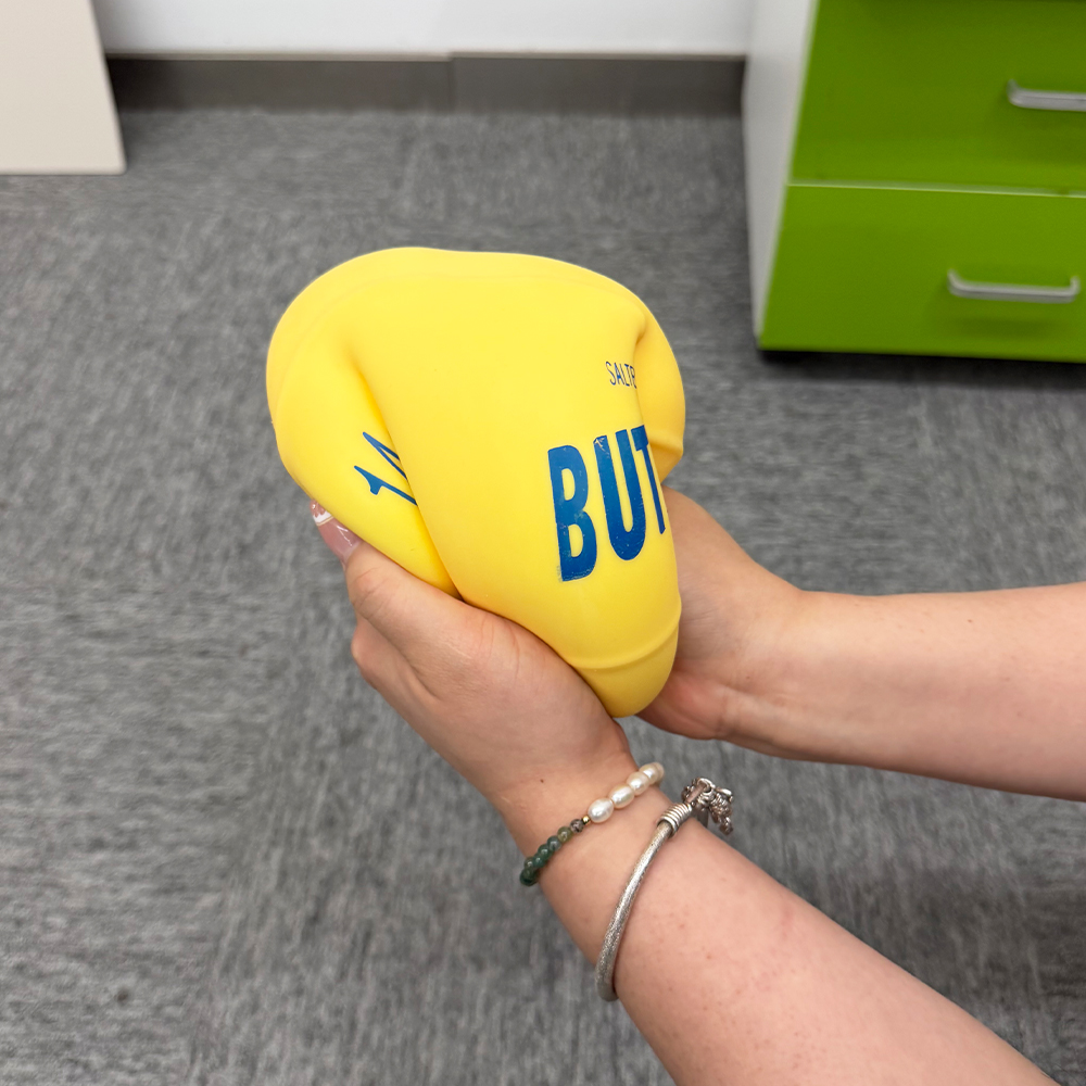 New Trend Giant Butter Stick Squishy Toy Super Soft Slow Rise TPR Flour Filled Squeeze Toy Stress Relief Fidget Toy For Party Gift Office Desktop Deco