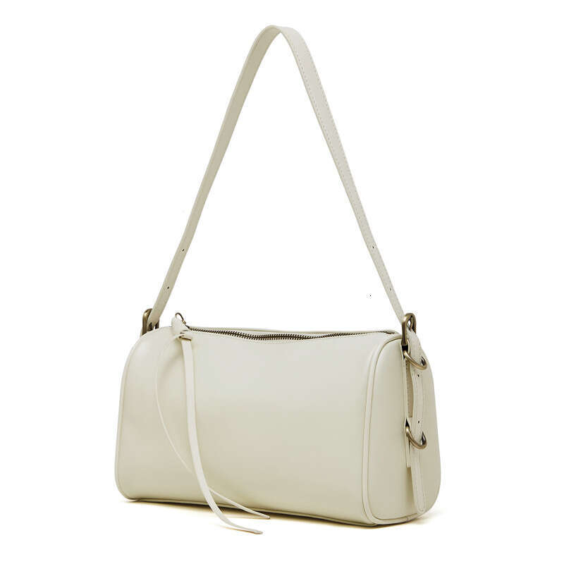 Vegetable Tanned Genuine Leather Pillow Tote Bag Large Capacity Shoulder Crossbody Bag for Women Spring Summer SENYY