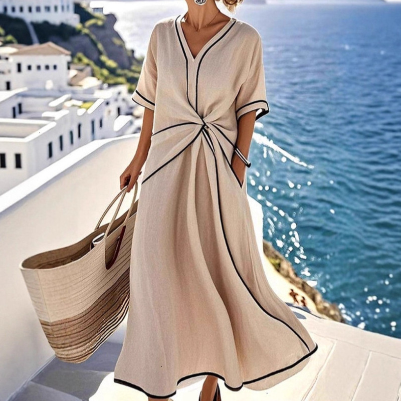 Luxury Dress Designer Dresses For Women Summer Dress Clothing Casual Dresses Short Sleeve Bohemian Elegant Commuter Long Dress For Holiday
