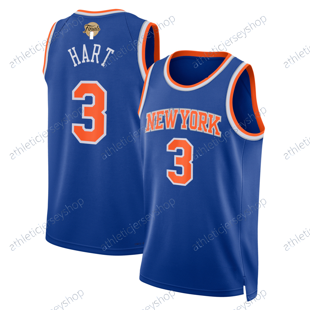Jalen Brunson 2026 Finals Patch Jersey Patrick Ewing Josh Hart Miles McBride OG Anunoby66