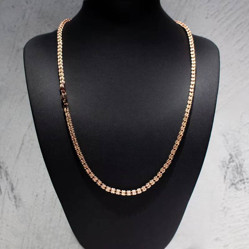 925 Sterling Silver Moon Ice Chain Hot Sale Hip Hop Diamond Cut Ice Link Chain Necklace for Mens Women - view 3