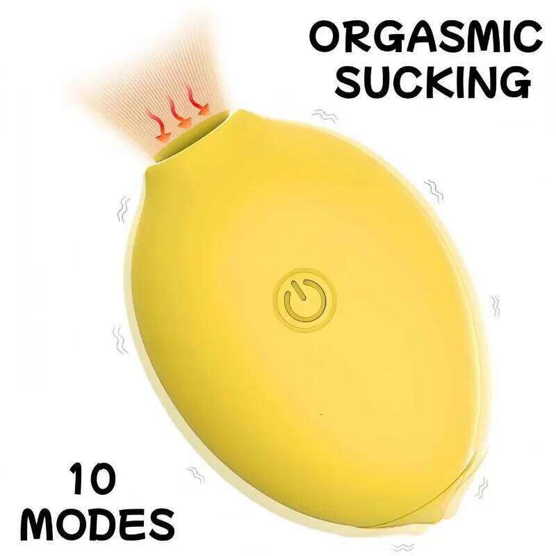 Lemon Egg Clit Licking Sucking Female Vibrator Sex G-Spot Massager Supplies Vibrating Masturbator J260525