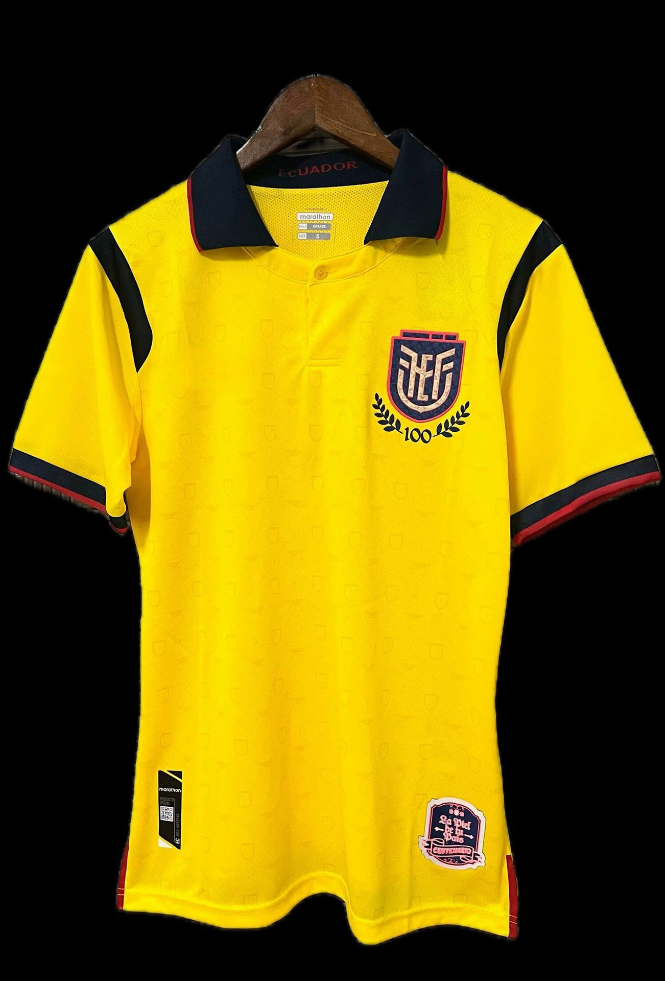 2026 Ecuador soccer jerseys Adult & Children's Yellow Ecuador National Team Home Polo Jersey - Durable Quick-Dry Fabric for Fans