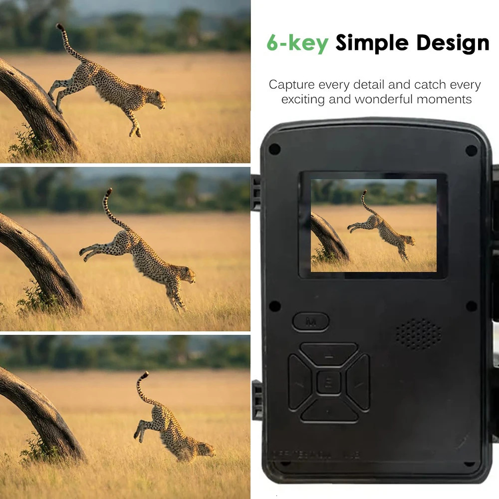 Mini Hunting Camera with 940nm Infrared Night Vision 130 Angle Waterproof Trail Camera for Wildlife Monitoring and Scouting 260525 - view 6