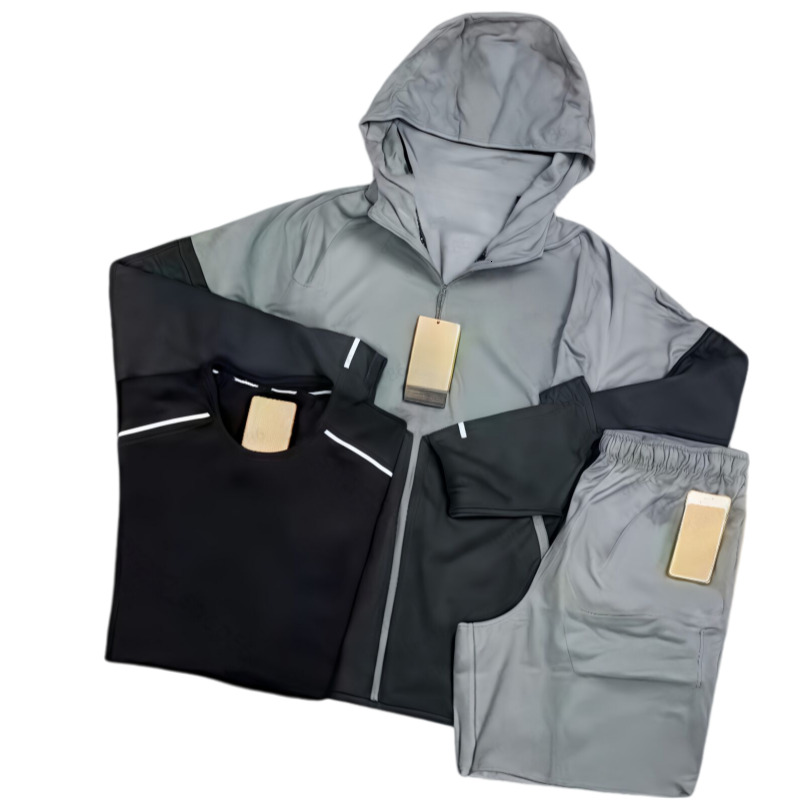 high quality tracksuit monterex tracksuit ensemble homme running pantalon 3-piece set sports fiess jogging suits running shirts quick dry sportswear 7