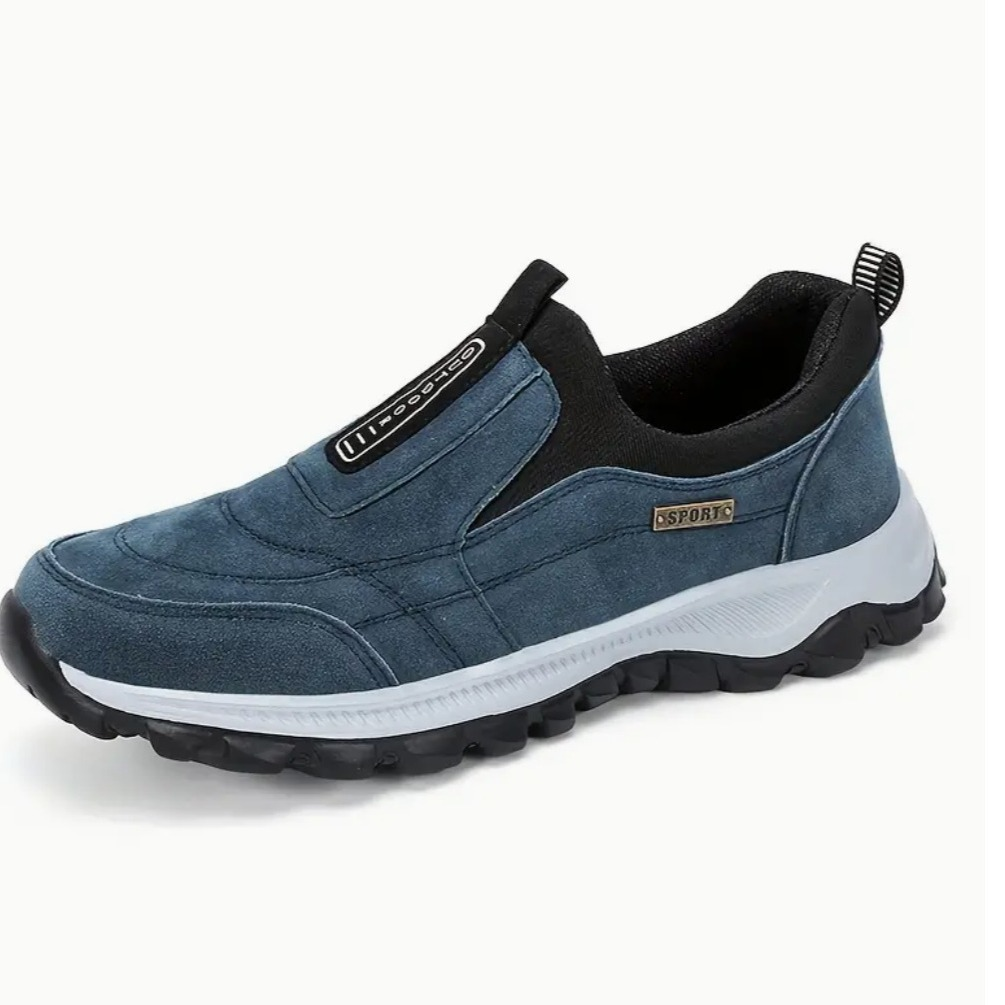 Men's Big Size Slip-On Shoes Unisex Couple Outdoor Hiking Running Casual Shoes
